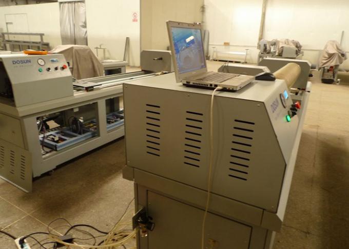 Dệt may quay Laser Engraver 640mm Màn hình Lặp lại, Xanh UV Engraving Machine 5